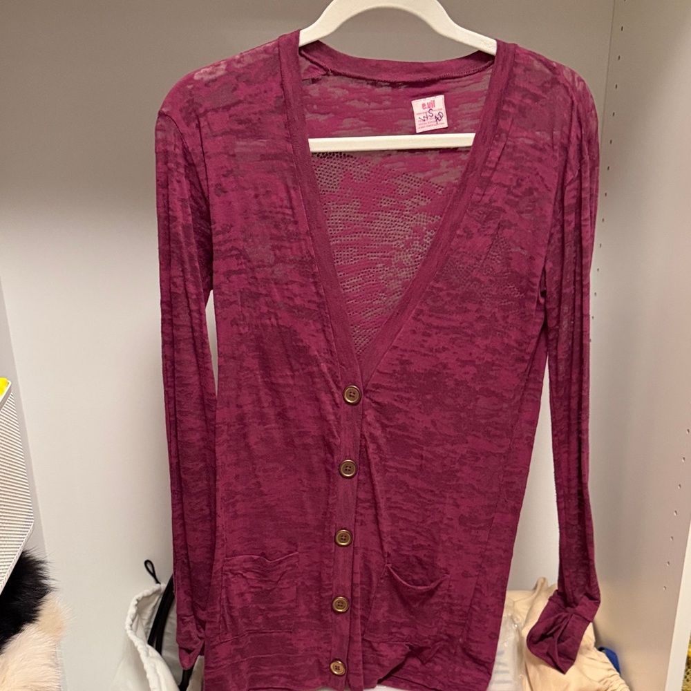 Women's pink Cardigan Sweater